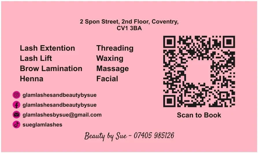Glam Lashes & Beauty by Sue — Beauty Salon in Coventry